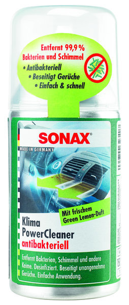 Čistič klimatizace antibakteriální Sonax 100ml s vůní Green Lemon Sonax