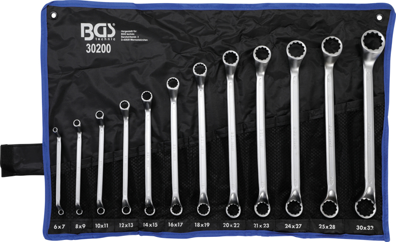 Klíče očkové ("Trháky") 6-32 mm kované za studena- BGS 30200 BGS technic