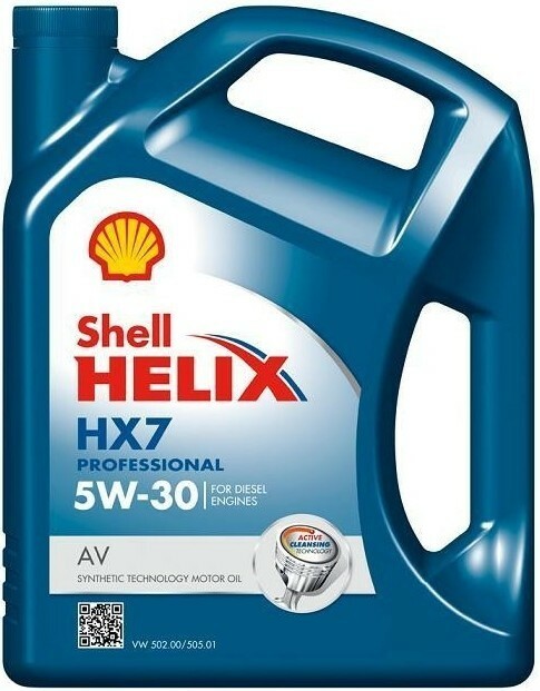 Motorový olej Shell Helix HX7 Professional AV 5W-30 4L SHELL