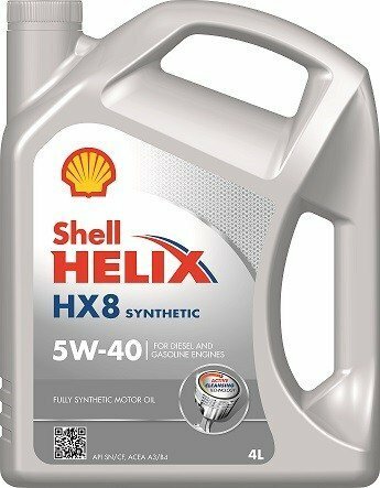 Motorový olej Shell Helix HX8 5W-40 4L SHELL