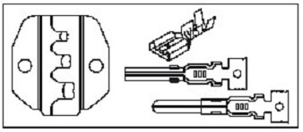 Náhradní čelisti pro krimpování neizolovaných elektrických konektorů 0.5-6 mm - JONNESWAY JONNESWAY