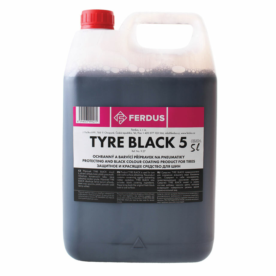Ochranný a barvicí přípravek na pneumatiky TYRE BLACK 5