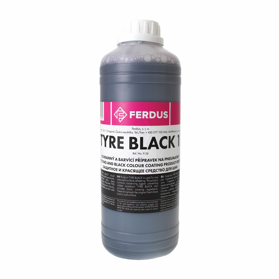 Oživovač pneu - Tyre Black 1l Ferdus