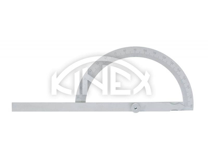 Úhloměr KINEX obloukový 120x200mm KINEX