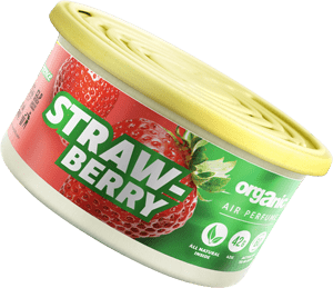 Vůně do auta Organic plechovka s víčkem Strawberry 42 g Natural Fresh