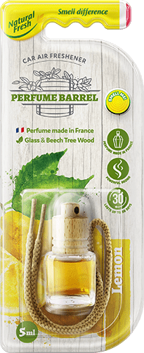 Vůně do auta Perfume Barrel Lemon 5 ml Natural Fresh