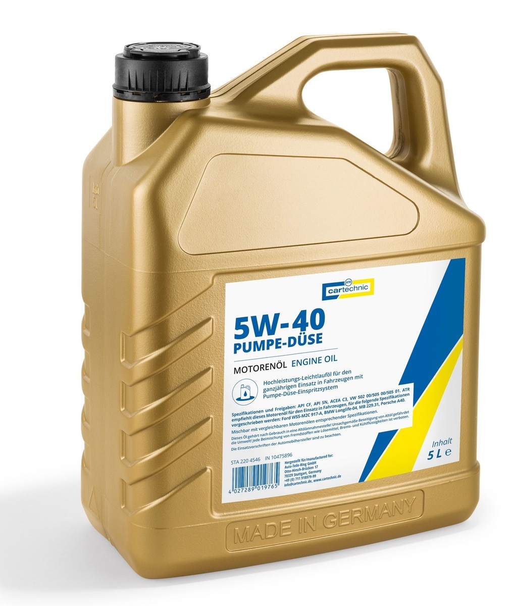 Motorový olej 5W-40 Pumpe-Düse