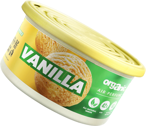 Vůně do auta Organic plechovka s víčkem Vanilla 42 g Natural Fresh