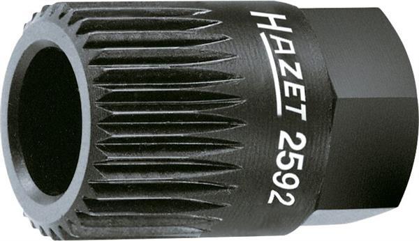 Hlavice pro montáž a demontáž drážkovaných řemenic alternátorů - HAZET 2592 HAZET