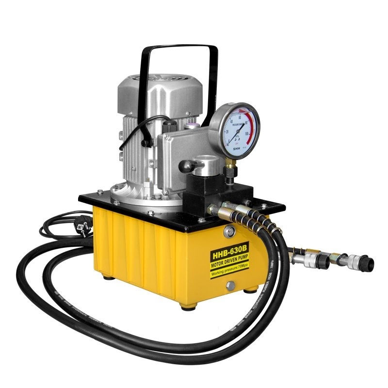 Elektrická hydraulická pumpa s tlakoměrem