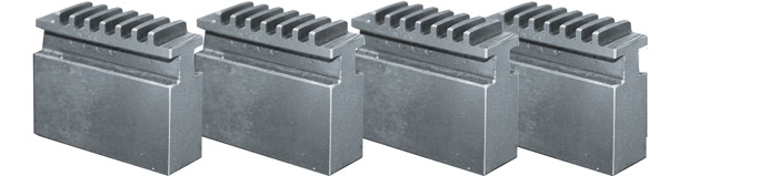 Měkké čelisti pro 4-čelisťové sklíčidlo O 250 mm OPTIMUM