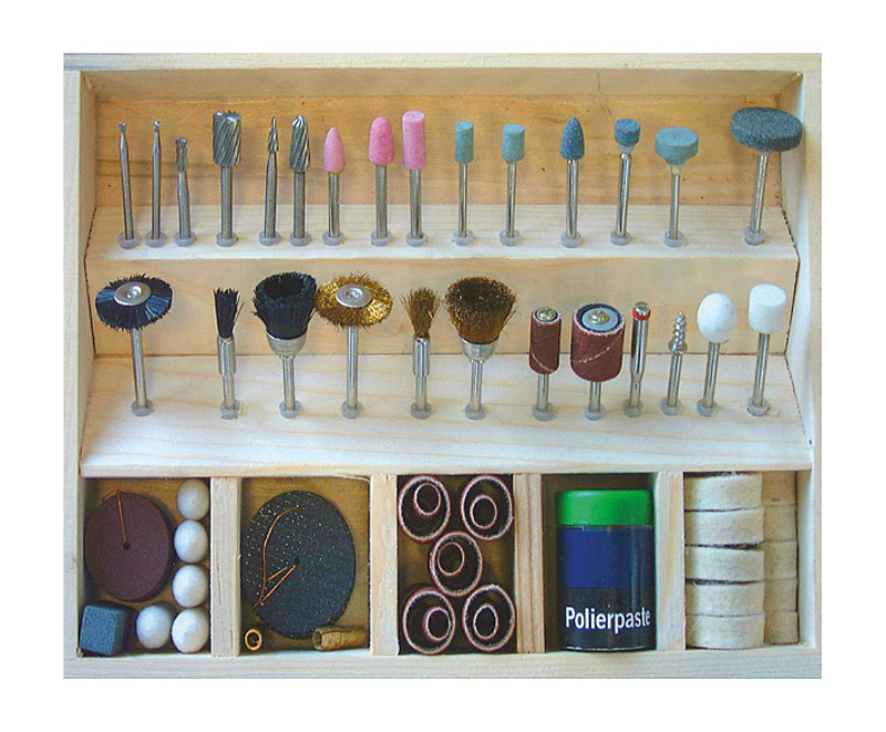 Sada nástrojů (103 ks) v dřevěném kufříku Holzstar®