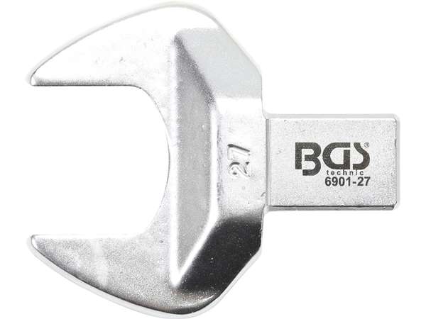BGS Technic BGS 6901-27 Nástrčný plochý (otevřený) klíč 27 mm s upnutím 14x18 mm BGS technic