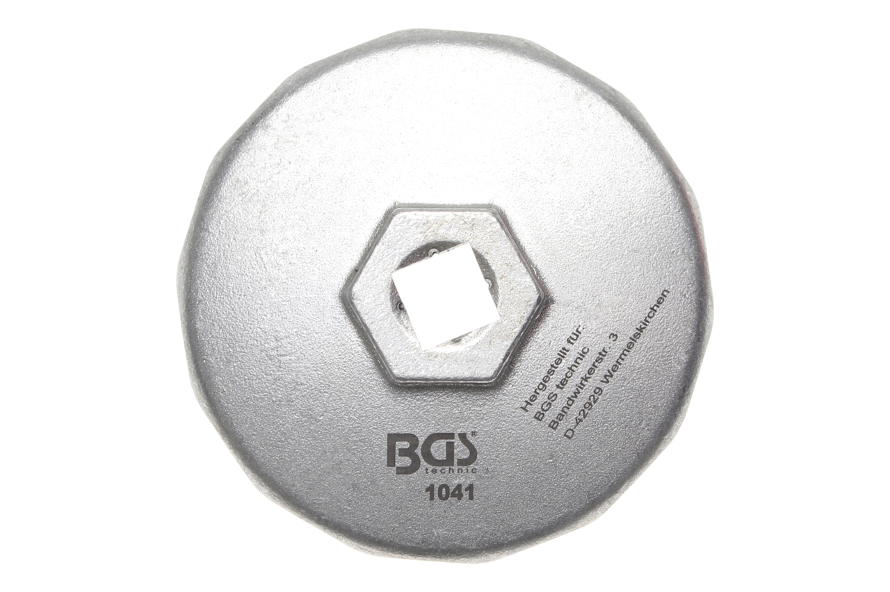 BGS technic Hlavice na povolování olejových filtrů 74 mm 14-ti hranný - BGS 1041 BGS technic